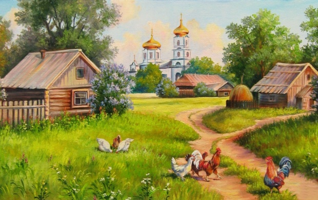 village house painting t3